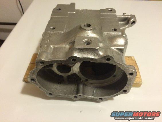 1975 Shovelhead 4 speed transmission case painted with VHT cast aluminum and clear