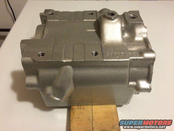 1975 Shovelhead 4 speed transmission case painted with VHT cast aluminum and clear