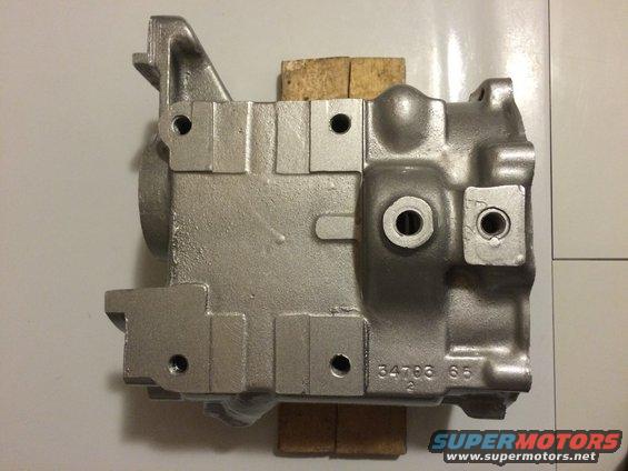 1975 Shovelhead 4 speed transmission case painted with VHT cast aluminum and clear