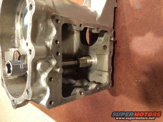 1975 Shovelhead 4 speed new countershaft bushings.  Press in sprocket side first.  Placing bushings in freezer for easier install.