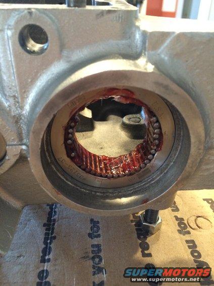 1975 Harley Shovelhead 4 speed transmission rebuild Andrews close ratio.  Grease to hold in needle bearings