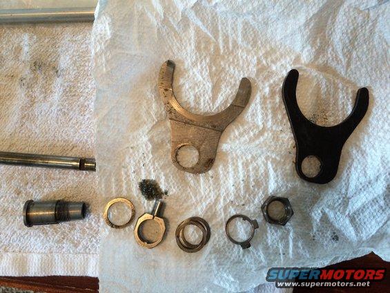 1975 Shovelhead 4 speed trans fork and fork shaft rebuild