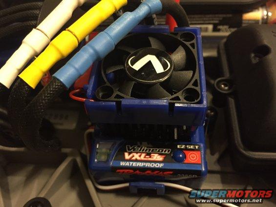 Traxxas Velineon VXL-3s ESC with fan and wires