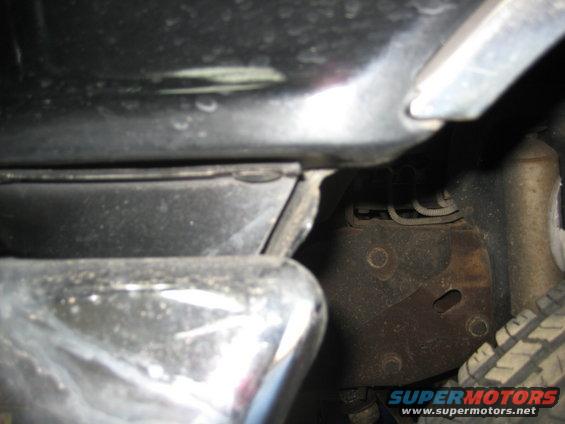 LH Front Bumper 1 7/8" Gap at Rear Edge