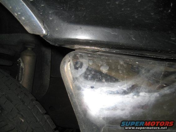 RH Front Bumper 1/2" Gap at Rear Edge