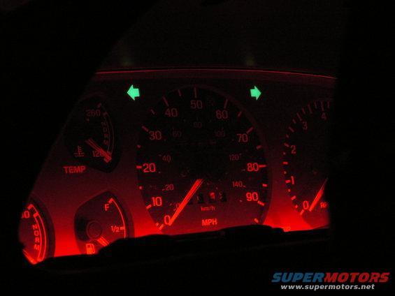 RED LED GUAGES