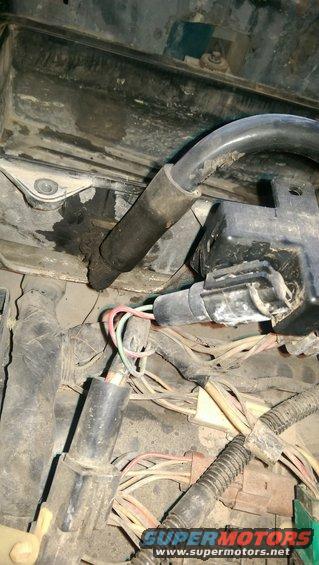 Engine bay vacuum lines and wiring harness