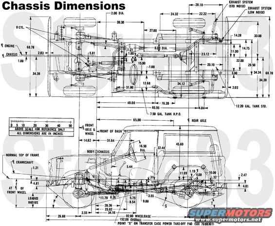 Ford bronco frame dimensions #9