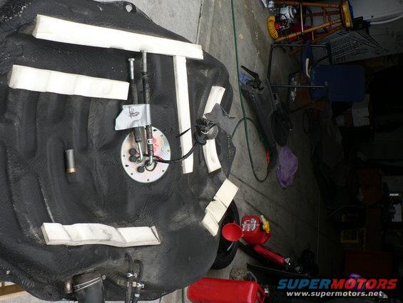 FUEL TANK REMOVED