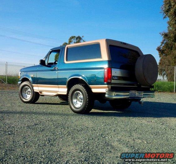 1995 Bronco Eddie Bauer, Dark Tourmaline Metallic