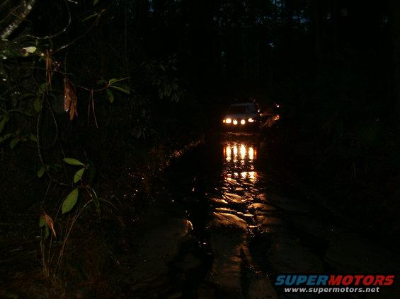 Can't see it well but it is a Honda Passport.