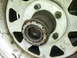 1981 Ford Bronco - This is a close-up of a Warn manual locking hub, not a 1981 Ford Bronco.