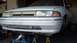 1993 Mercury Tracer - Front view of a 1993 Mercury Tracer undergoing modifications, with an aftermarket intercooler installed.