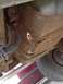 1979 Ford Bronco - The frame of this vehicle is heavily corroded and shows signs of structural compromise.