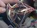 1979 Ford Bronco - A close-up view of a complex vehicle wiring harness, showing numerous wires and connectors.