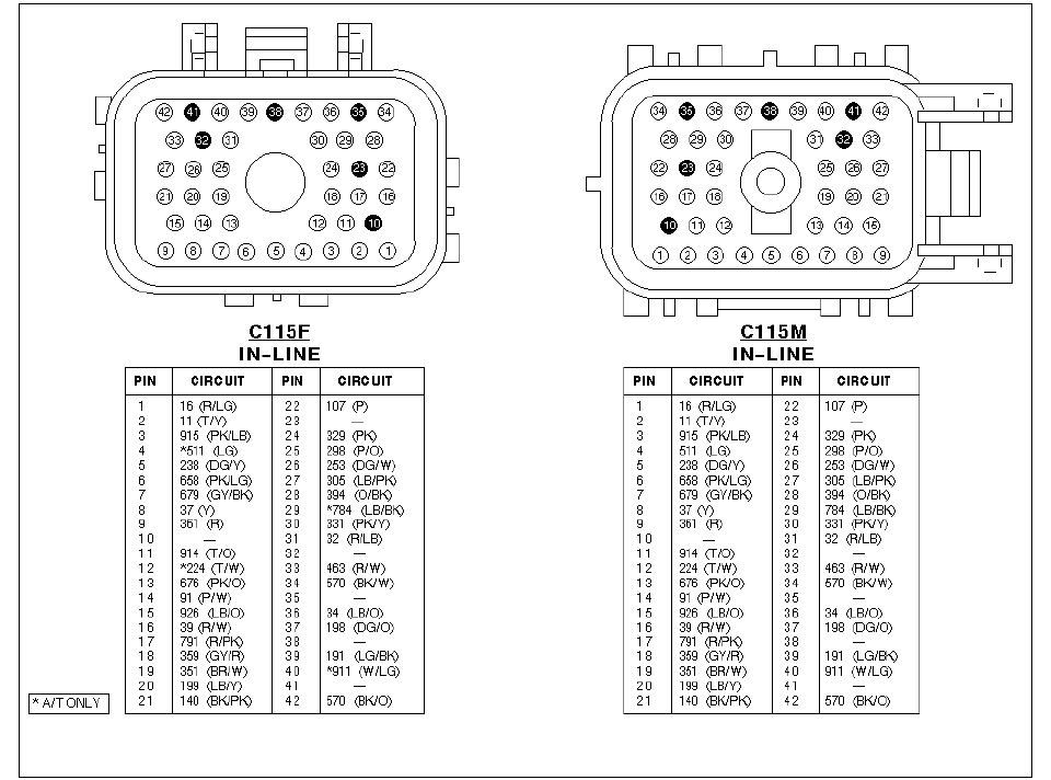 Two diagrams labeled 'CASE A' and 'CASE B' with electrical component layouts and text