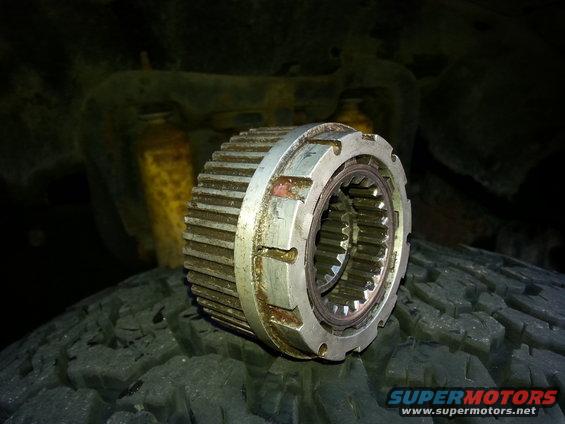 Warn hub part on tire