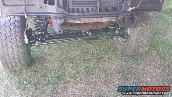 1978 Ford Bronco front suspension and tires