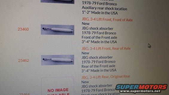White shock absorber with black fittings