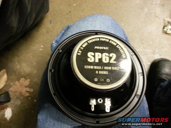 Profile SP62 6.5 inch 2-way speaker with 120W max power