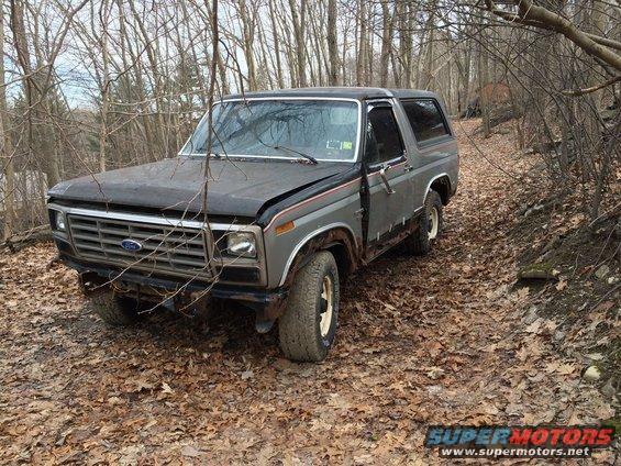 1986 Ford Bronco 3q-front view