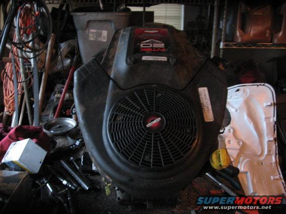 Briggs & Stratton 20 HP Intek engine cover with fan shroud