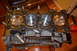 2007 Mazda 6 - Engine block with pistons installed, showing cylinder bores and gasket surface.
