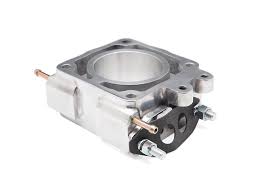Aluminum throttle body with gasket and fittings