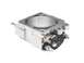 1993 Ford Bronco - Close-up of an aftermarket throttle body assembly with brass fittings.