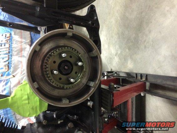 1975 Shovelhead York inner clutch hub installed