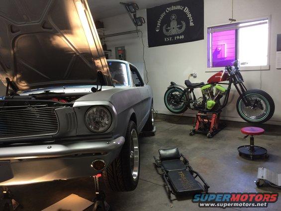 1965 Mustang 1975 Shovelhead
