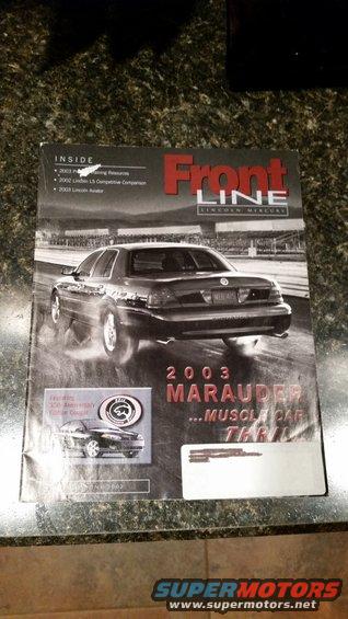 20150422_211853.jpg Dealership Frontline Magazine showcasing the 2003 Marauder