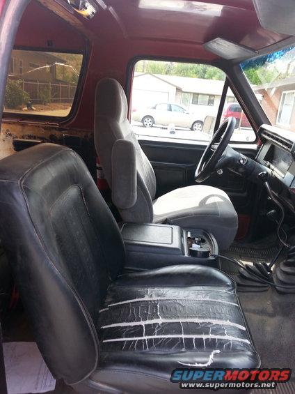 20150513-12.41.01.jpg This shows the issue I'm running into.  
As you can see, the passenger seat sits about an inch or two below the top of the center console whereas the new ones are an inch or two above.  
These things are TALL.  So much so that I am having a hard time getting in and out, and have to slouch in the seat to see the speedometer and tach.  Not sure what I'm going to do to address it.