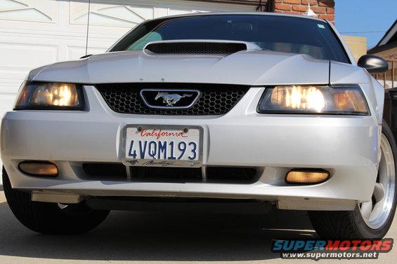 2002 Ford Mustang front end with California license plate 4VQM193
