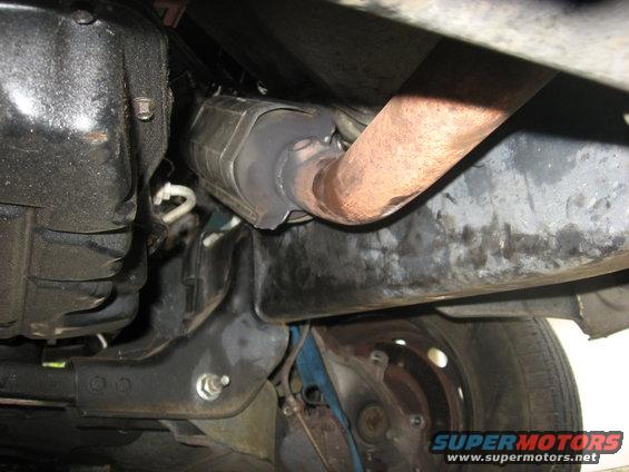 1994 Ford Bronco exhaust pipe and catalytic converter