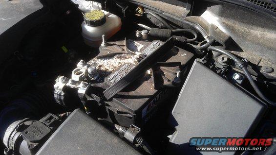 This Autocraft silver battery was in my sister's 2009 CX-7. This car eats batteries, this is the 3rd battery to die after only 2 years on this car.