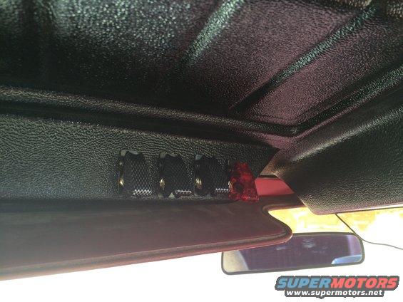 img_1153.jpg Bought some toggle switches from eBayAmazon and mounted them in the visor area of the new headliner I got from LMC.