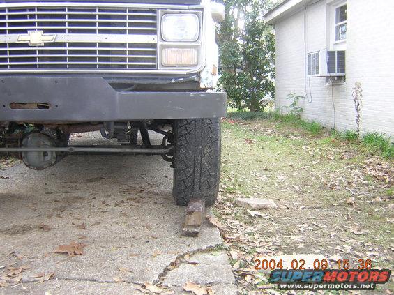 Front view of a 1984 Chevrolet Blazer with chrome grille and black bumper