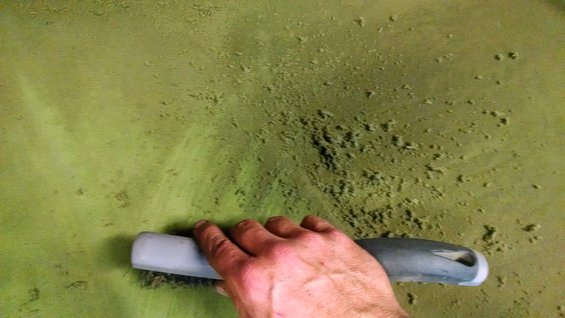 Steel wire brush seemed to work the best.