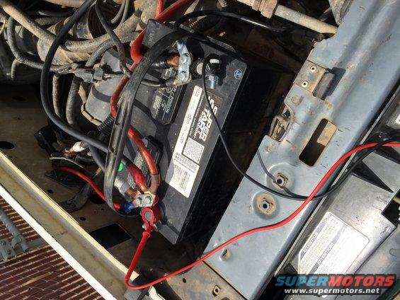 Battery test hook up
