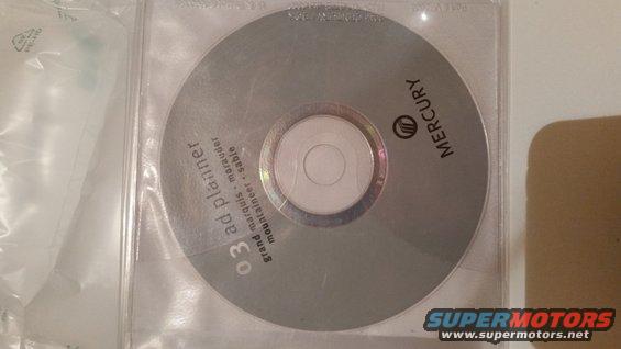 Rare dealership Mercury advertising CD. 

*SOLD*
