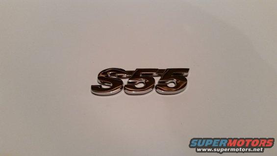 20150719_211540.jpg CAR Motorsports chromed S55 badge w/adhesive backing.

$25 