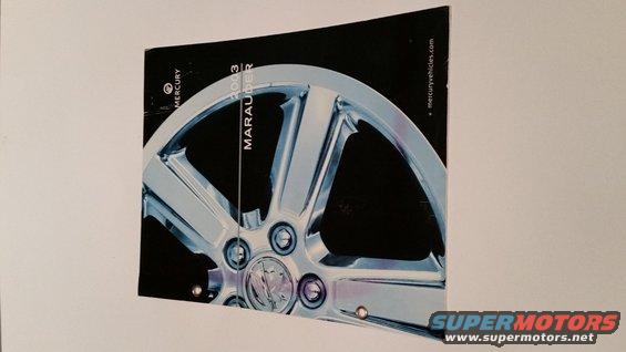 Rare 2003 autoshow Marauder press-kit in good condition. 

$100