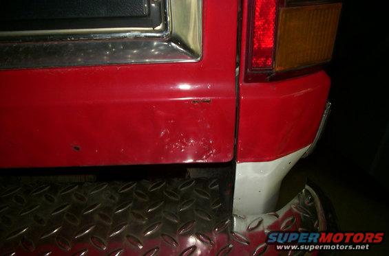 rust in tailgate