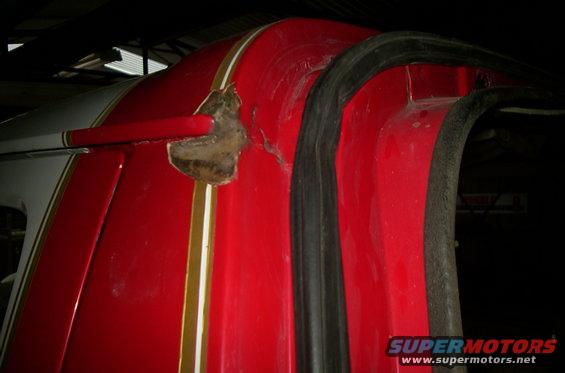 OUCH! roof rust... gotta fix that.. and soon!!