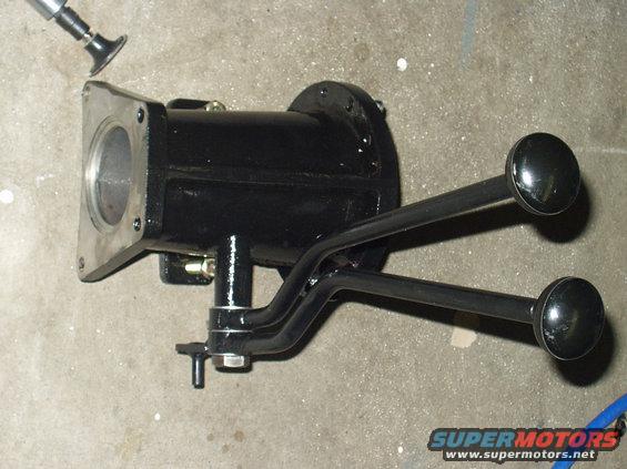 twin-stick-008.jpg Housing painted and shifters installed on bolt to test play and fit.