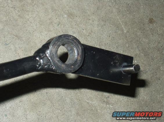 twin-stick-010.jpg Instead of finding a bolt and spacer, i just reamed out the hole on the shifter, using a 3/4 inch size drill bit, you can prolly grind it down also as you do not need to take off much.