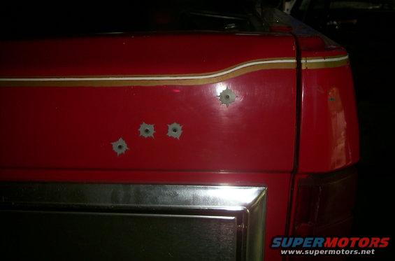 bullet holes :)