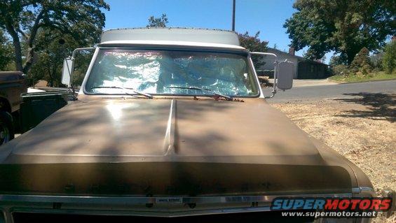 1968 Chevrolet C/K Pickup front view, brown