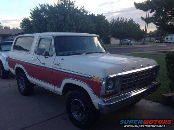 The bronco when I got it before restoration June 2014